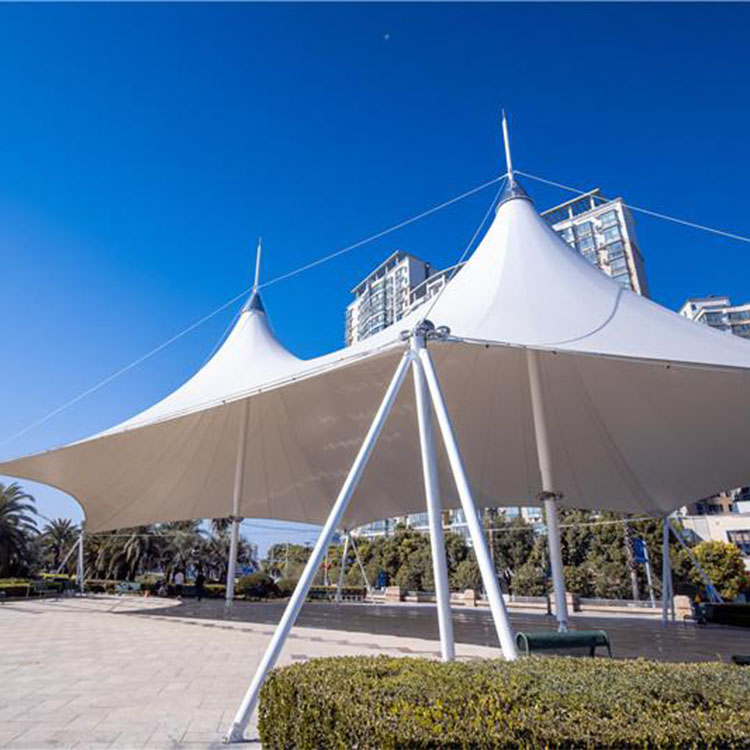 天水膜结构景观棚