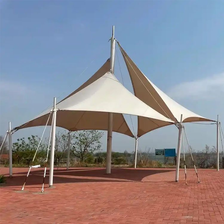 天水膜结构景观棚