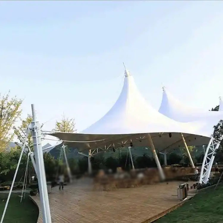 天水膜结构景观棚