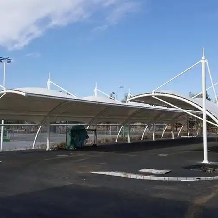 天水膜结构电动车棚