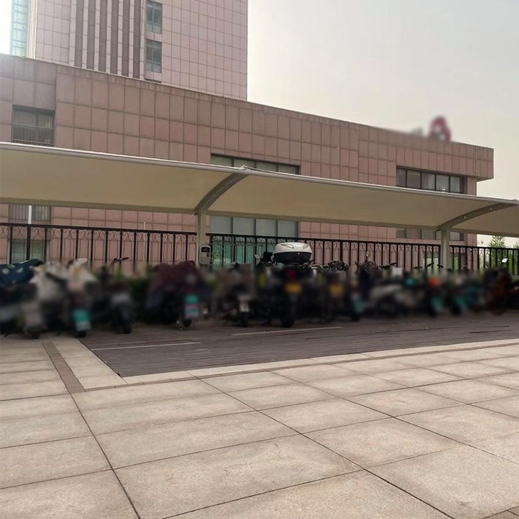 天水膜结构电动车棚