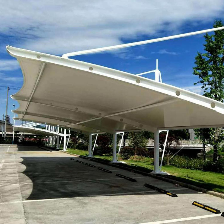 天水膜结构汽车棚