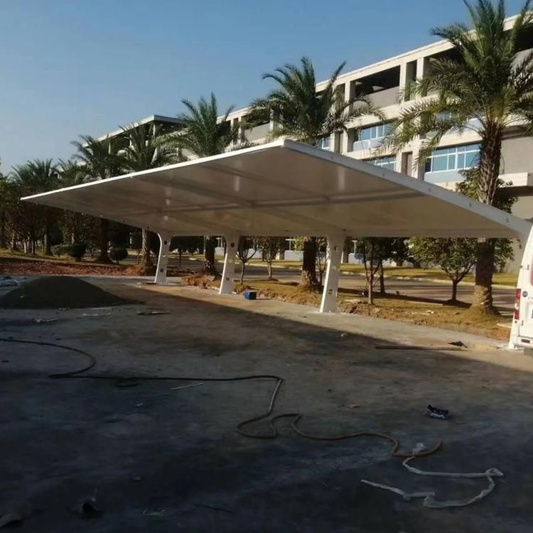 天水膜结构汽车棚